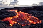 Lava flow field in Hawai'i Volcanoes National Park