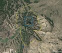 Satellite image of Greater Yellowstone Ecosystem