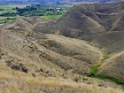 grass covered hills and valley