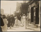 Suffragists picketing with Banner 
