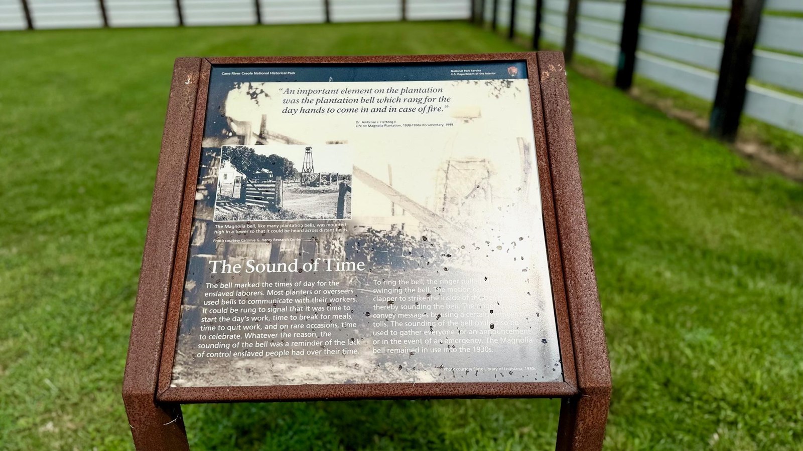 The Sound of Time at Magnolia Plantation