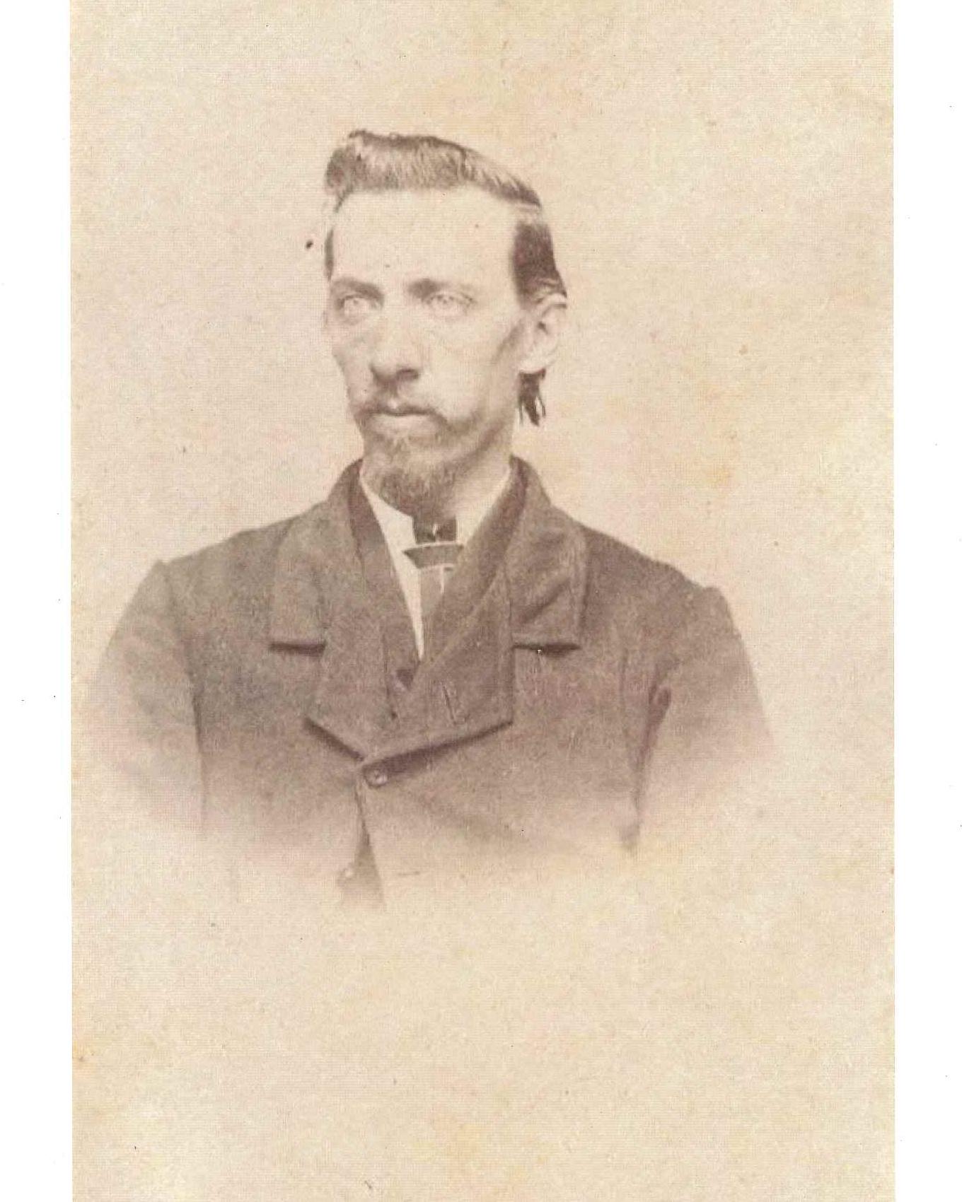 Image of man in 19th century clothes
