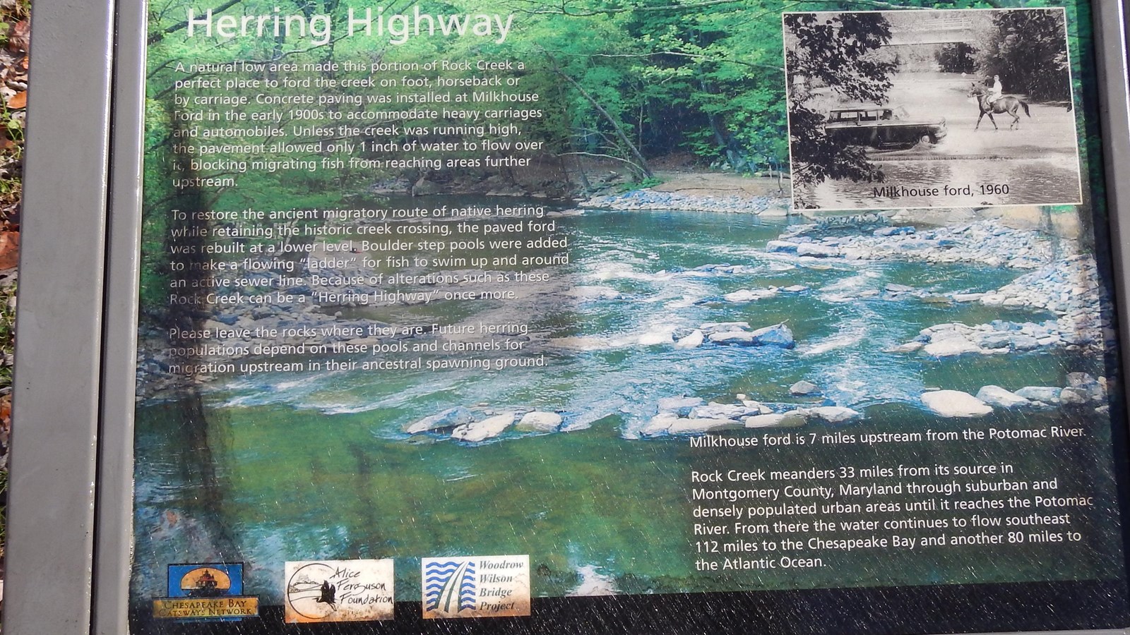 Information Panel "Herring Highway" Milkhouse Ford East (U.S