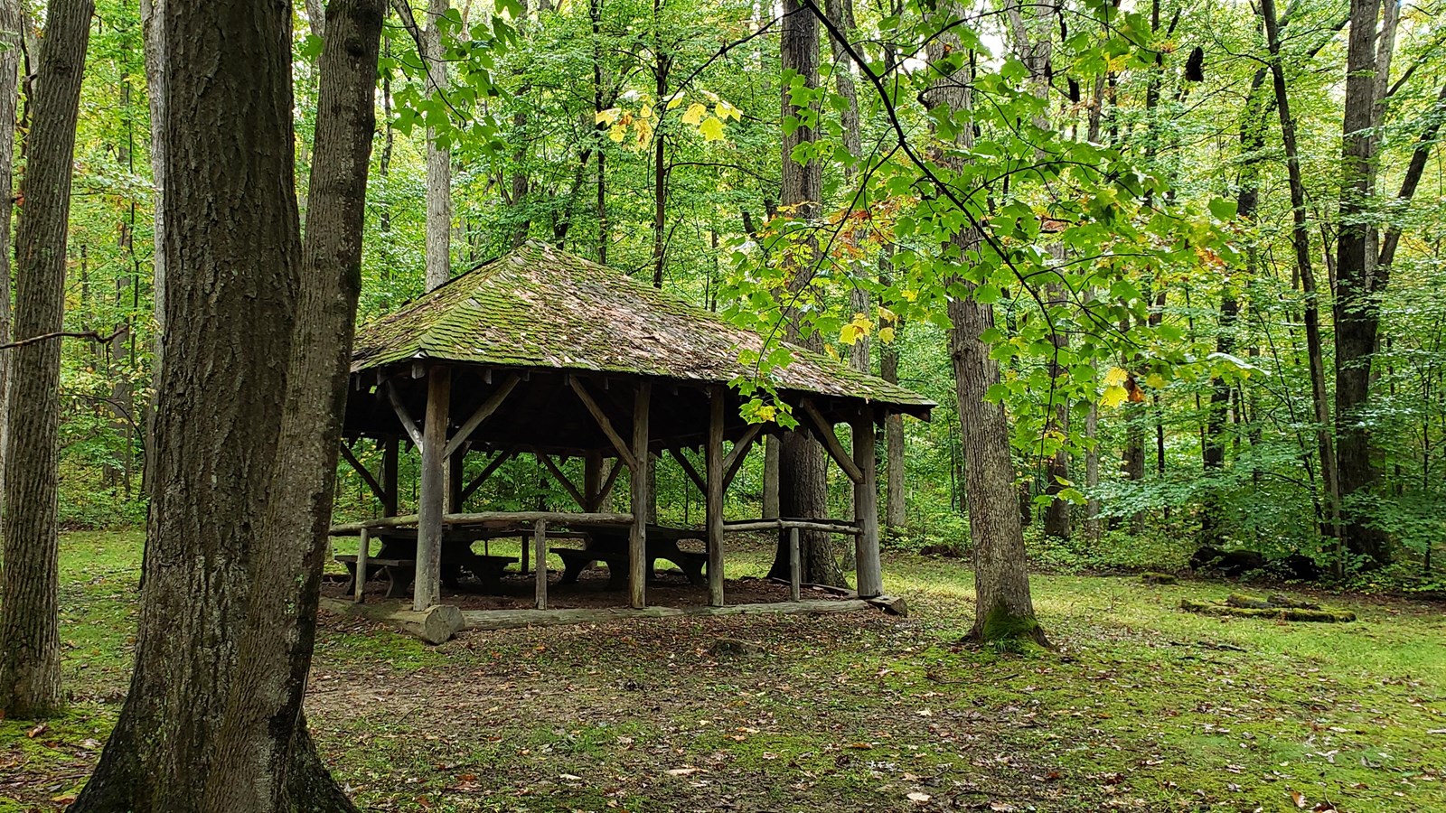 CCC era bridge near Fort Necessity Picnic Area