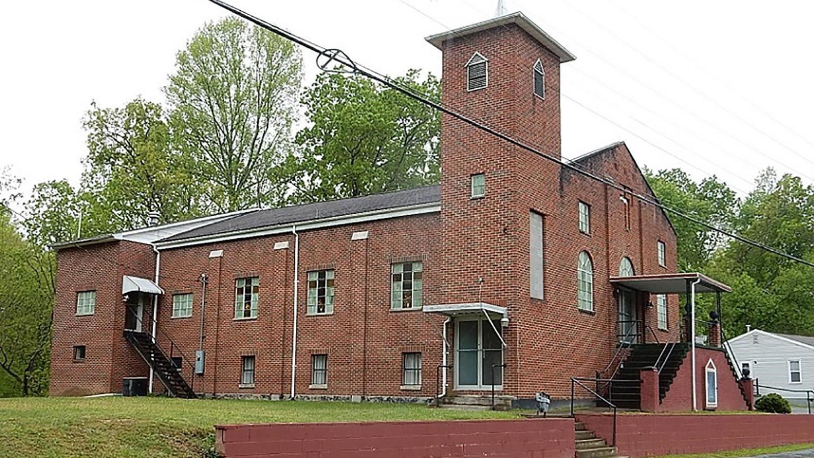 large brick church