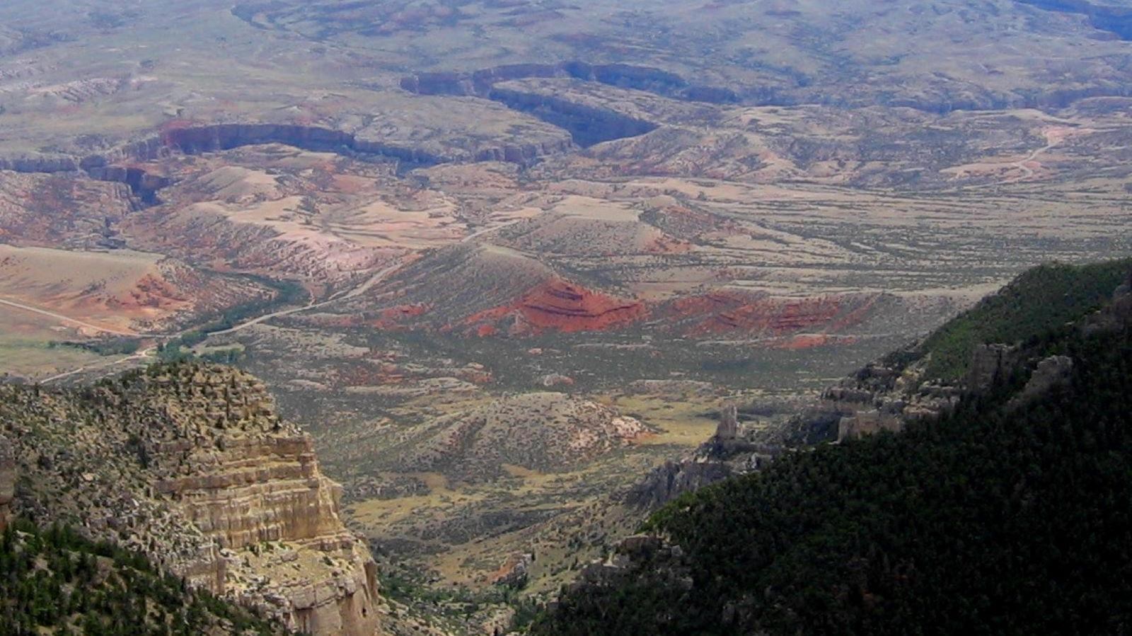 View from Upper Layout Creek Trail