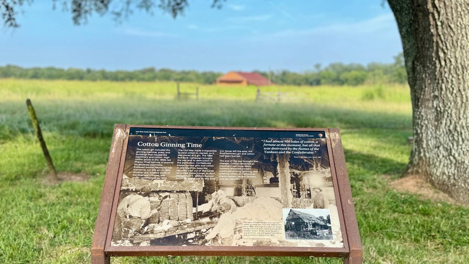 Cotton Gin on Oakland Plantation