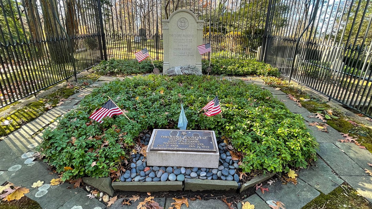 View of Roosevelt Grave Enclosure