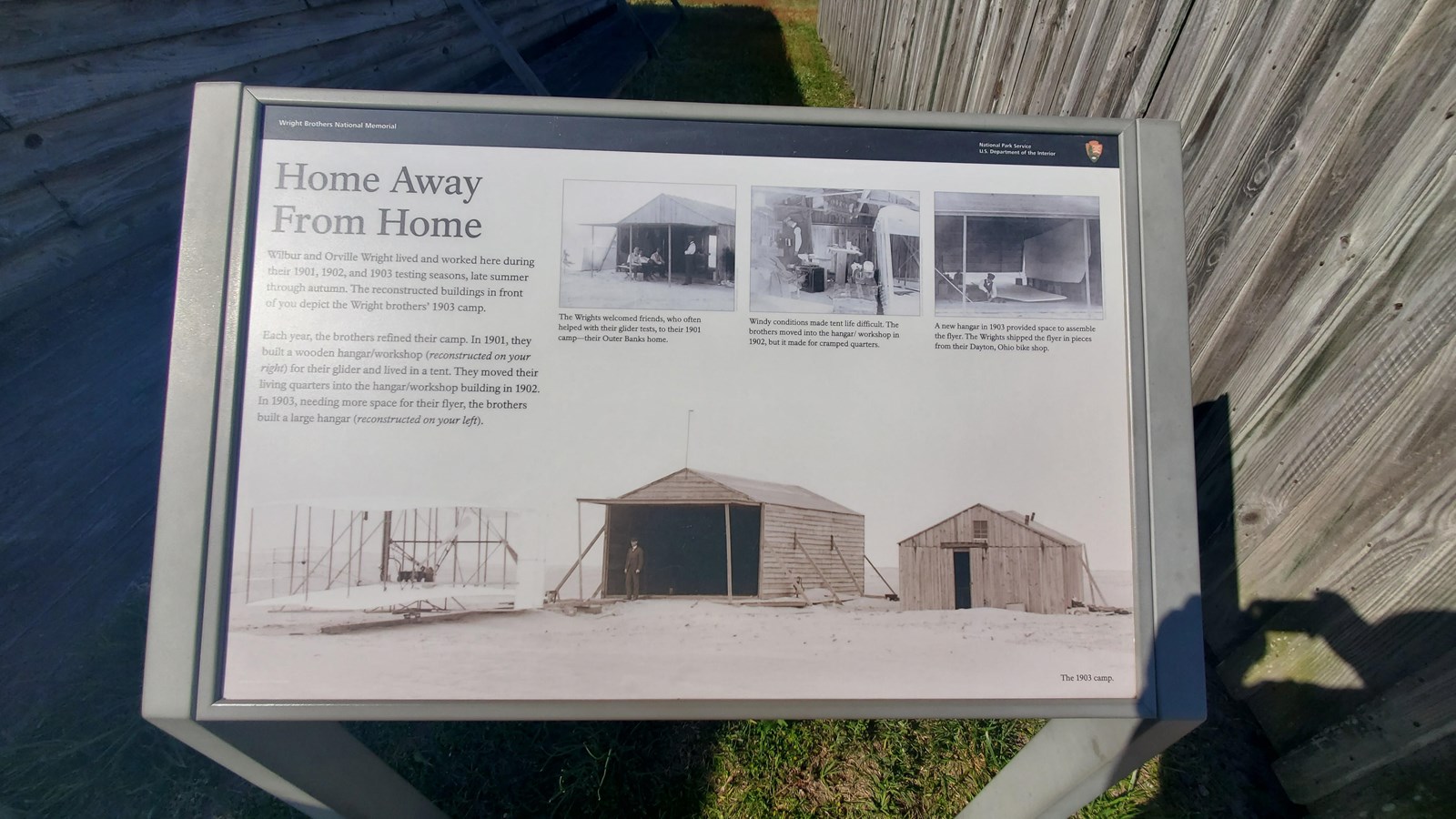 Colored photograph of the wayside outside