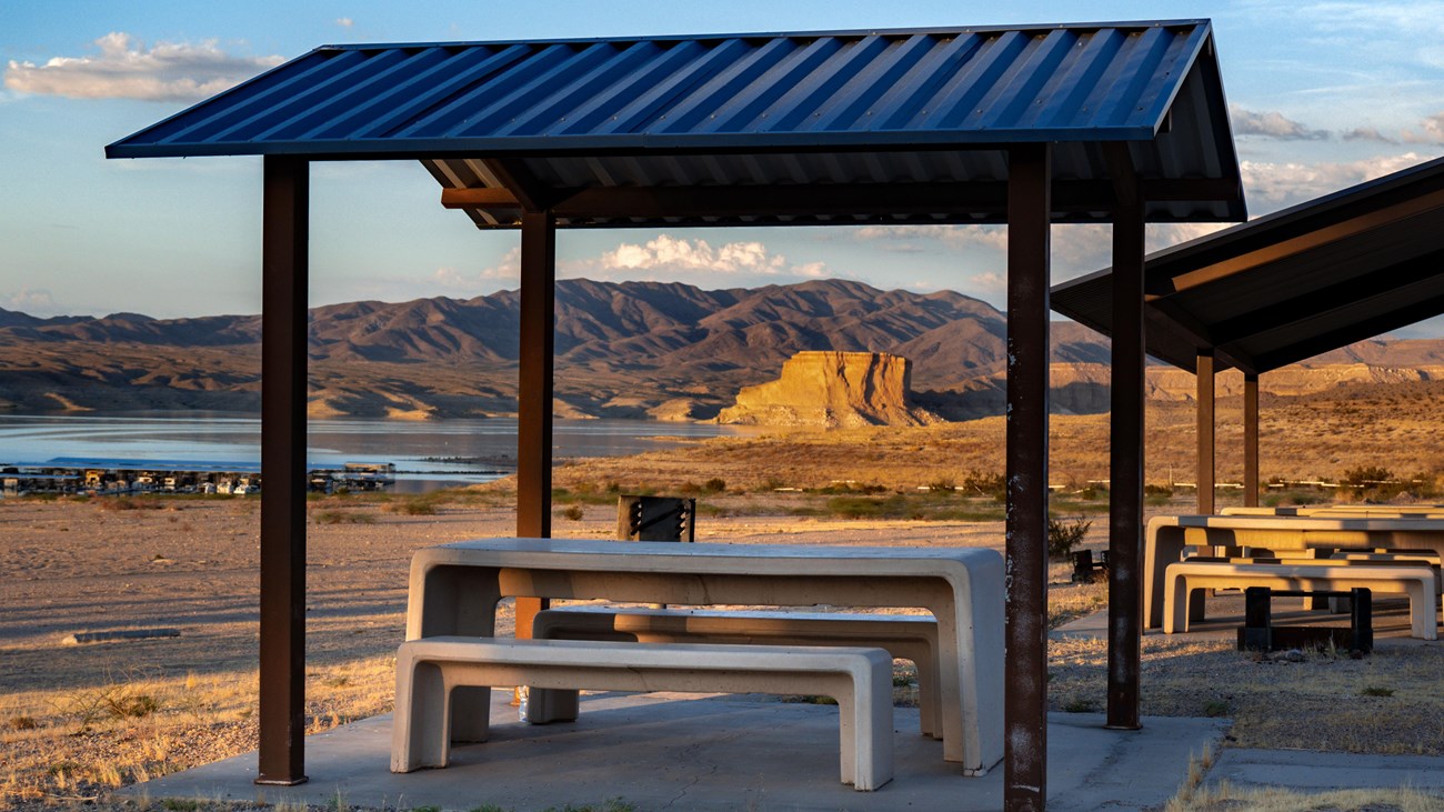 A picnic shelter 