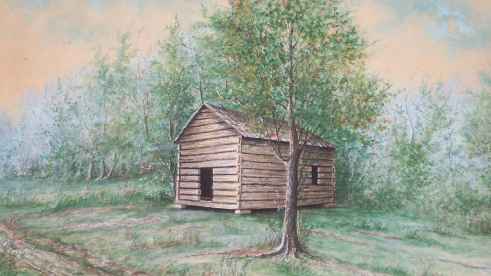 Painting of the Shiloh Church