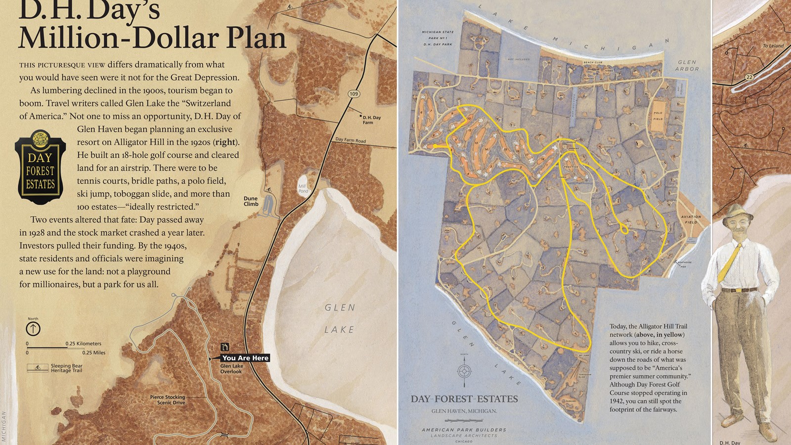 Illustration of the development plan of Alligator Hill