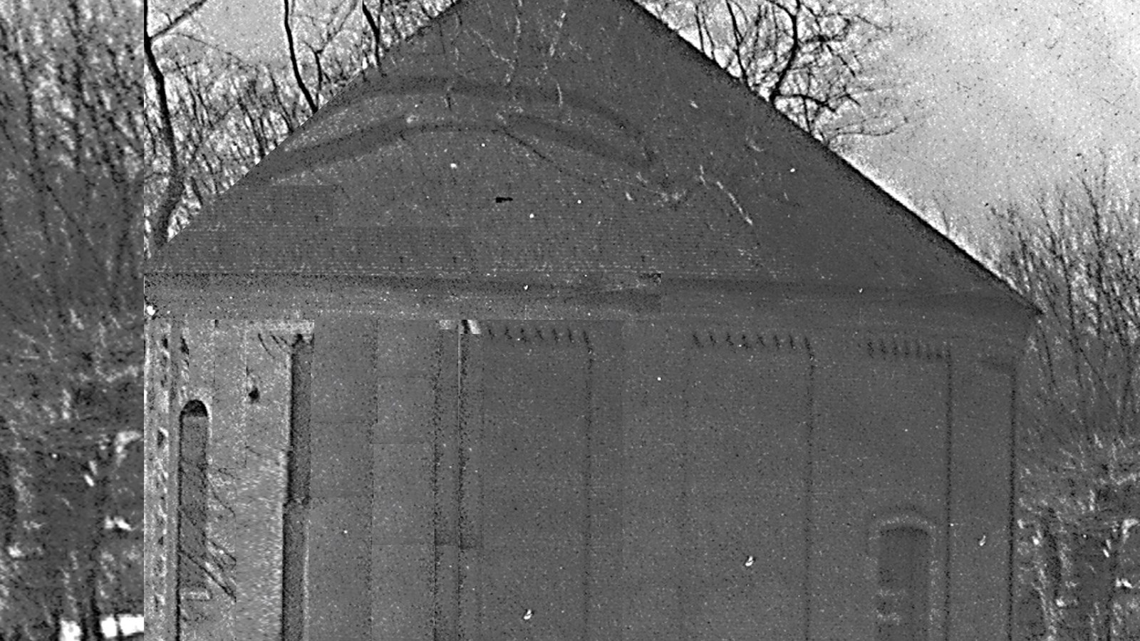 Gasometer located near the Kelly House