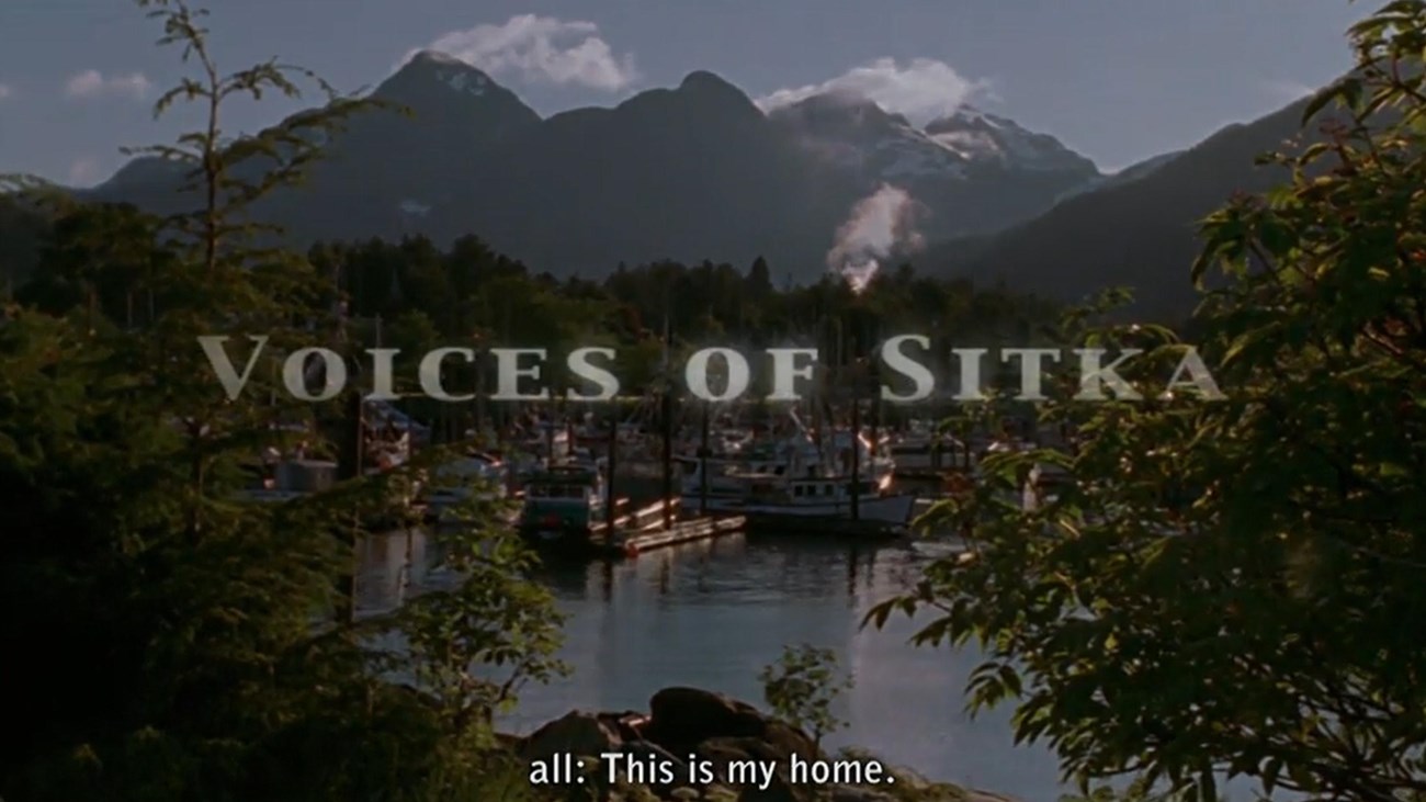 Movie title and text 