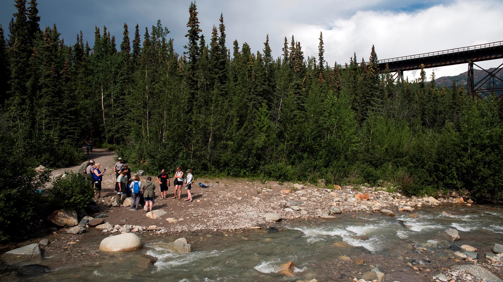 Confluence of Riley & Hines Creeks (U.S. National Park Service)