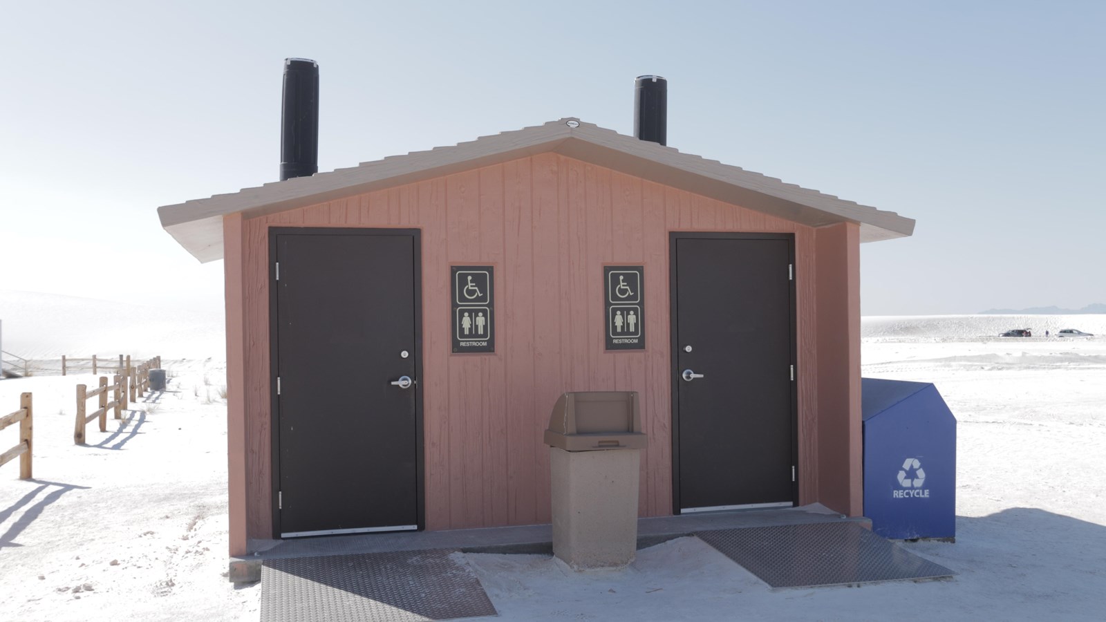 The restroom at the Amphitheater.