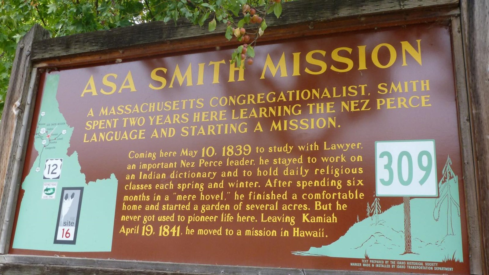 Asa Smith Mission (U.S. National Park Service)