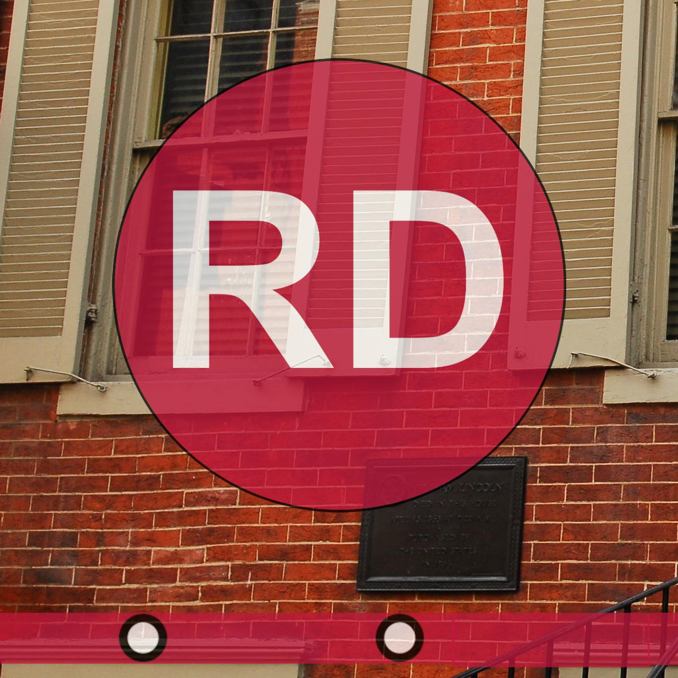 A ranger leads a tour of the Peterson House.