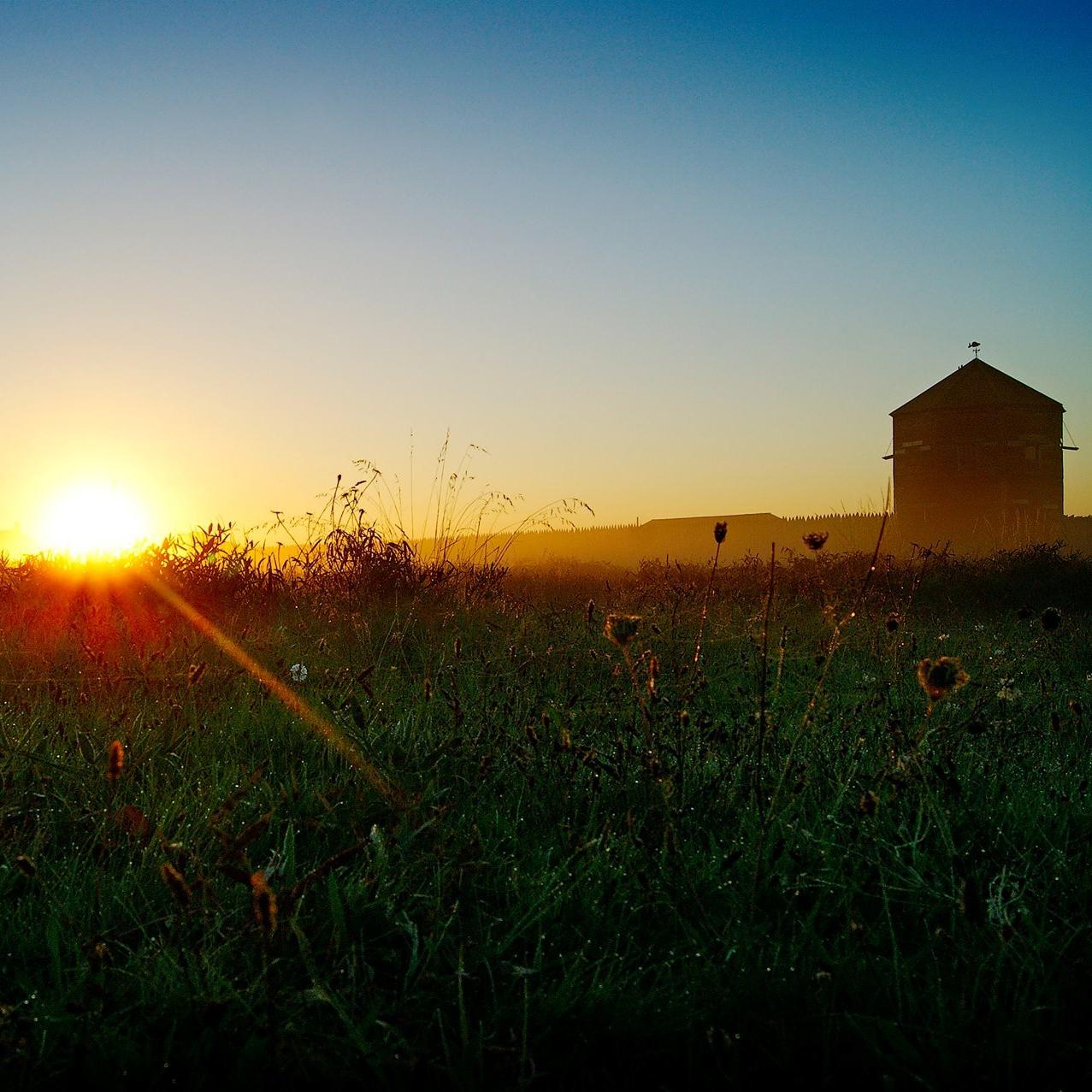 Sunrise at Fort Vancouver.
