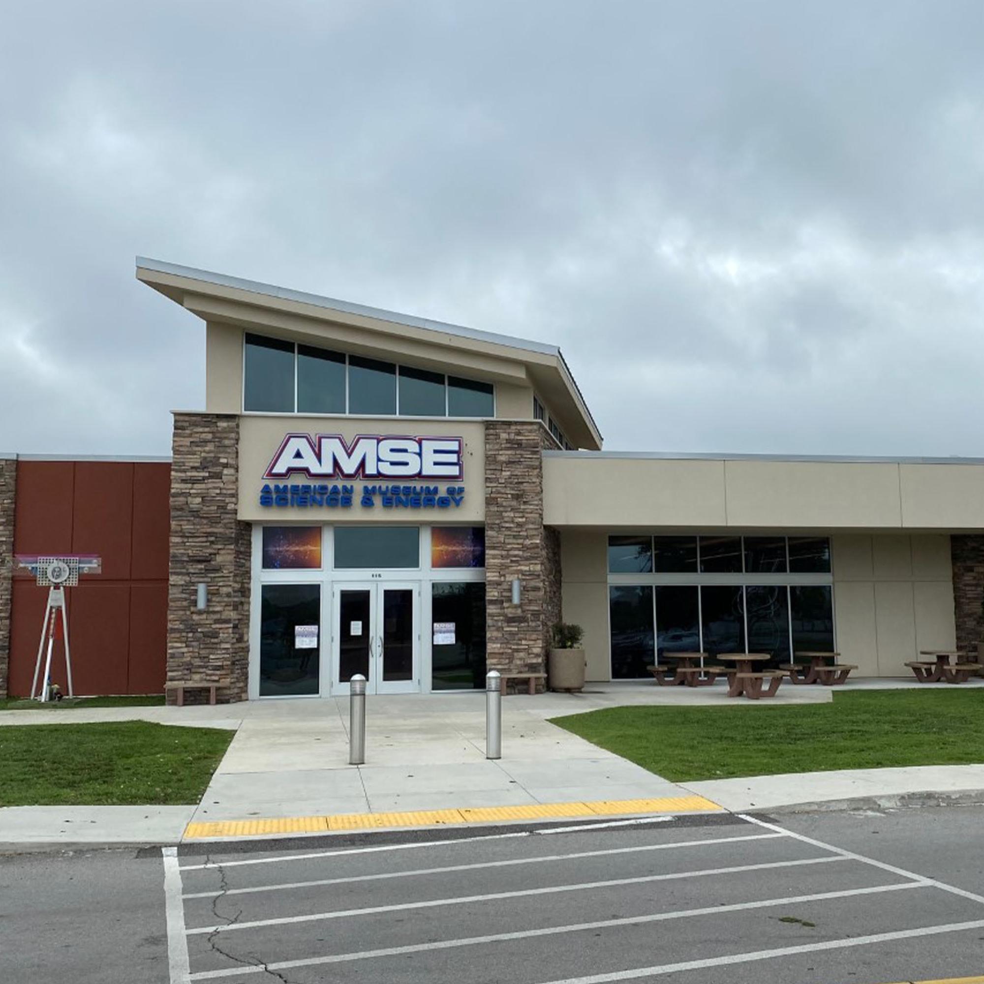 A one-and-a-half story modern building with sloped roof