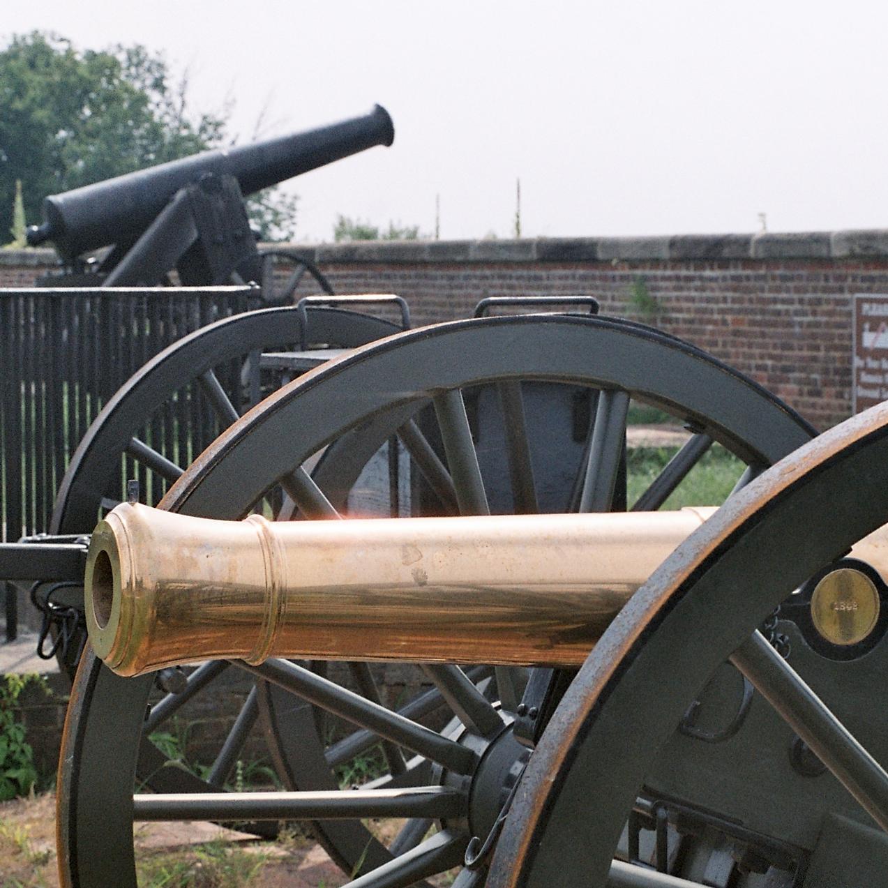 Cannons at Fort Washington