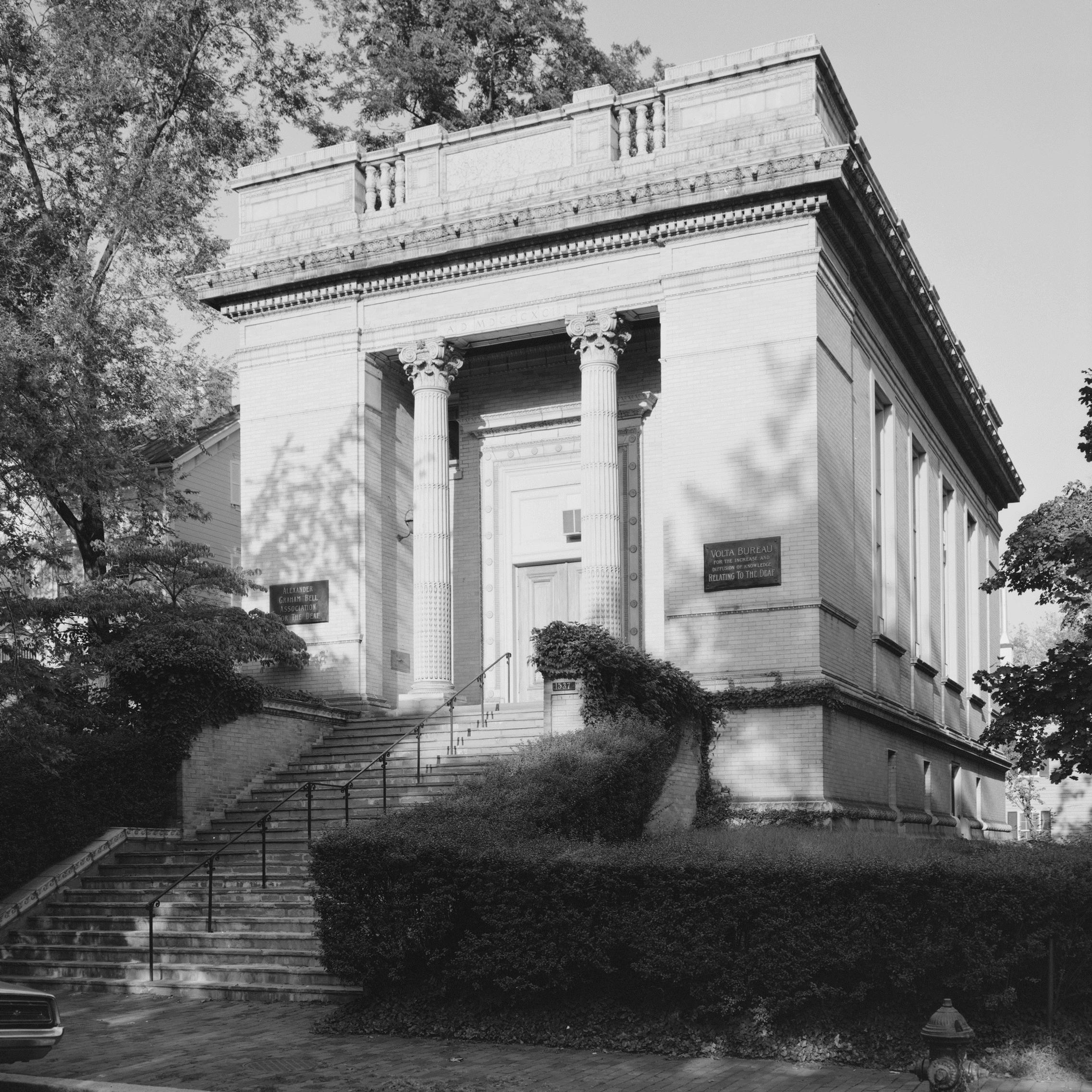 Black and white photo of the  Volta Bureau, circa 1933. 