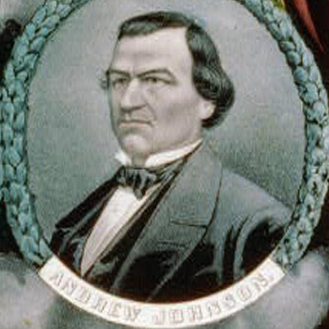 Lincoln-Johnson campaign banner