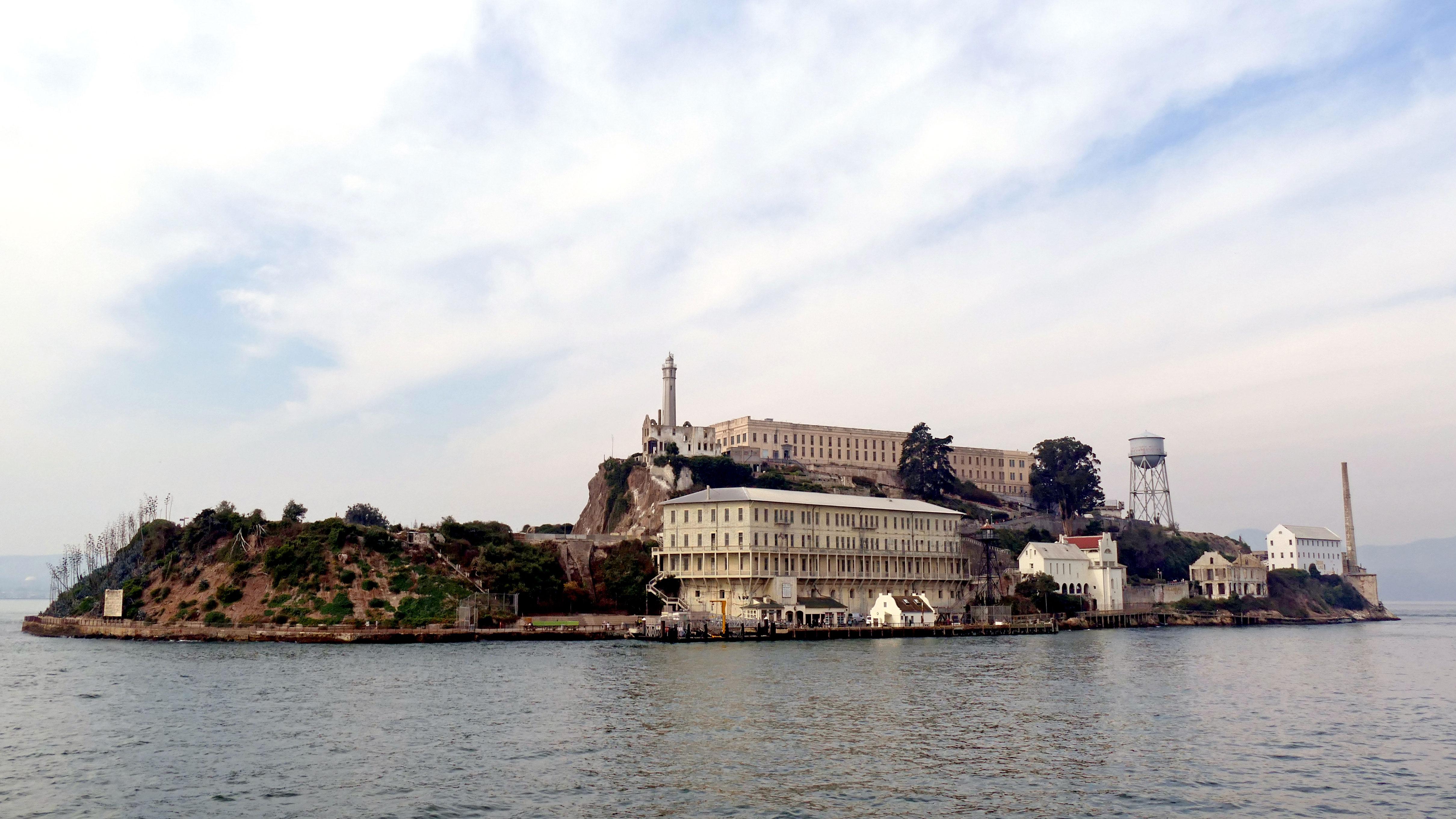 View of Alcatraz Island from the Pacific Ocean