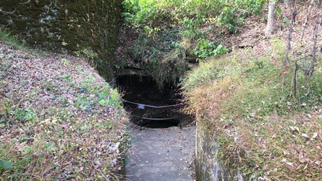 The Sinking Spring was the water source for the Lincoln family