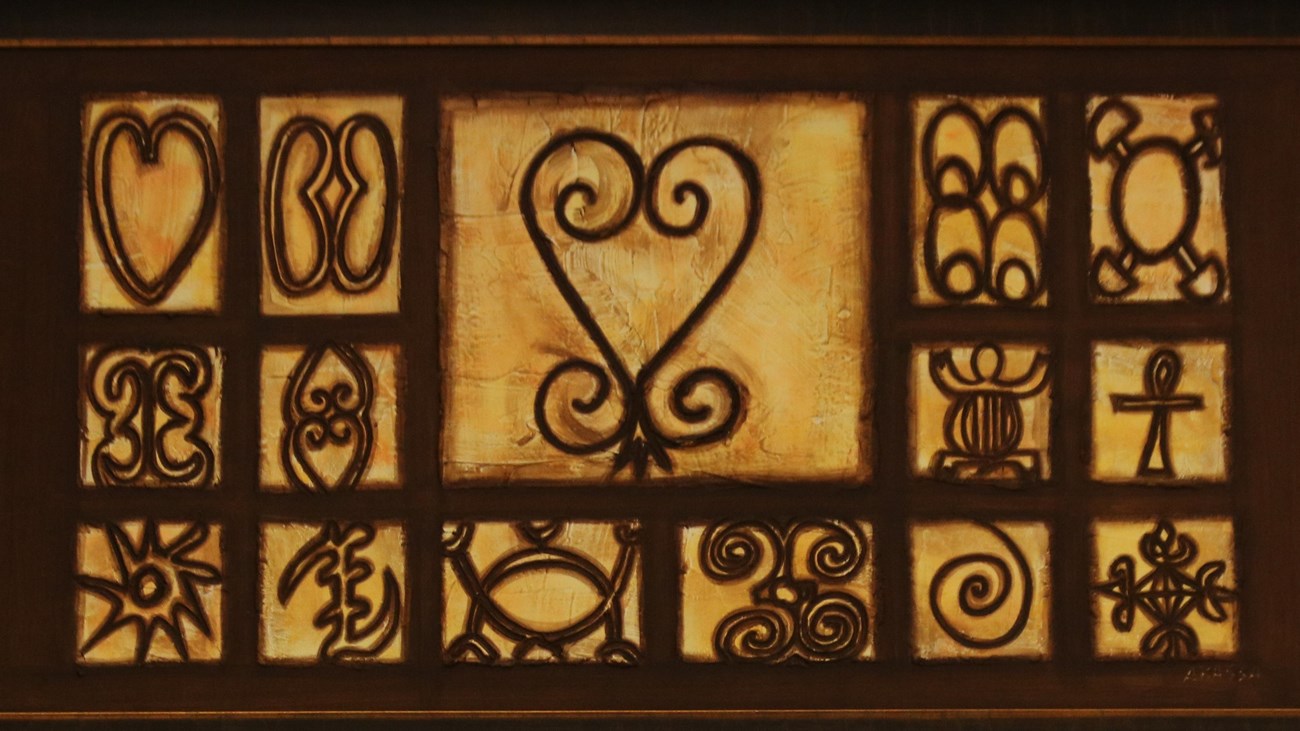 Tribute art to African Burial Ground