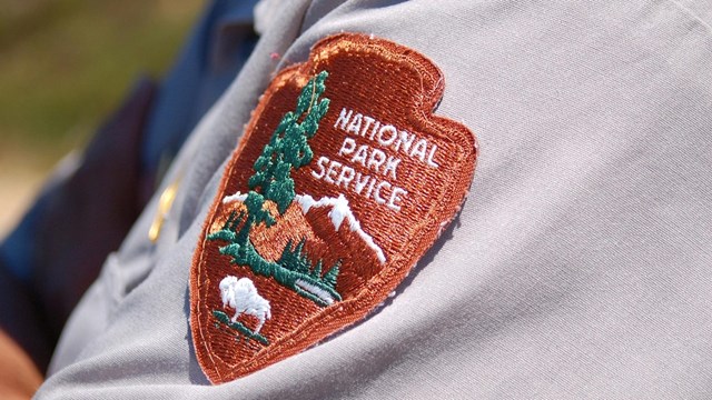 Photo of a National Park Service uniform patch.