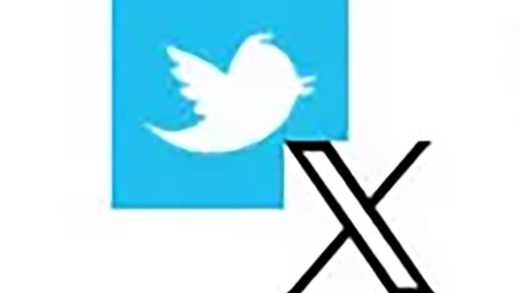 Twitter and X emblems
