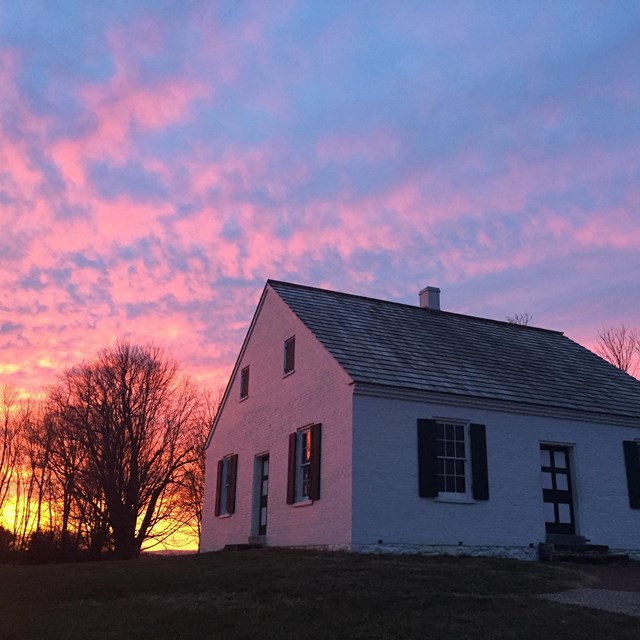 The Dunker Church at sunset