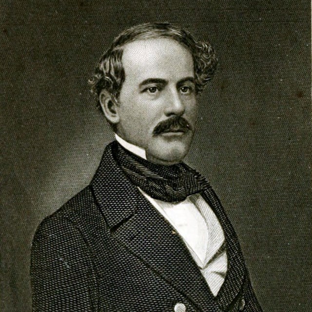 Portrait of beardless Robert E. Lee
