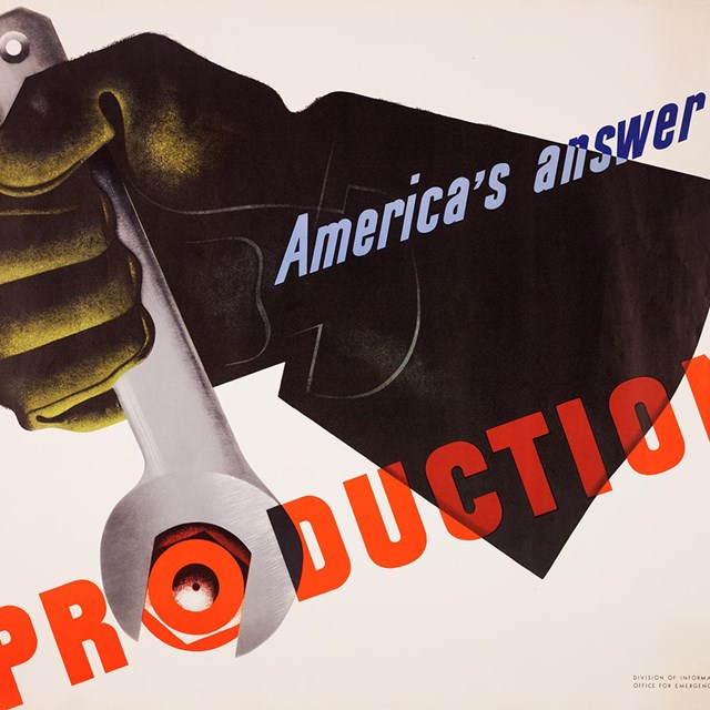 A 1941 poster promoting production