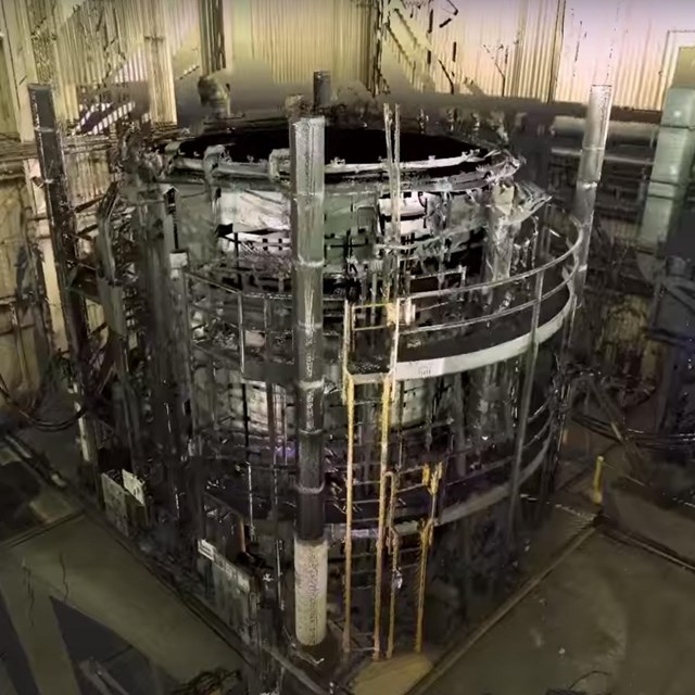 3D render of brazing furnace