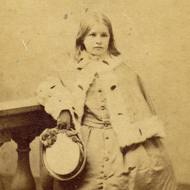 A photograph of young Edith Longfellow