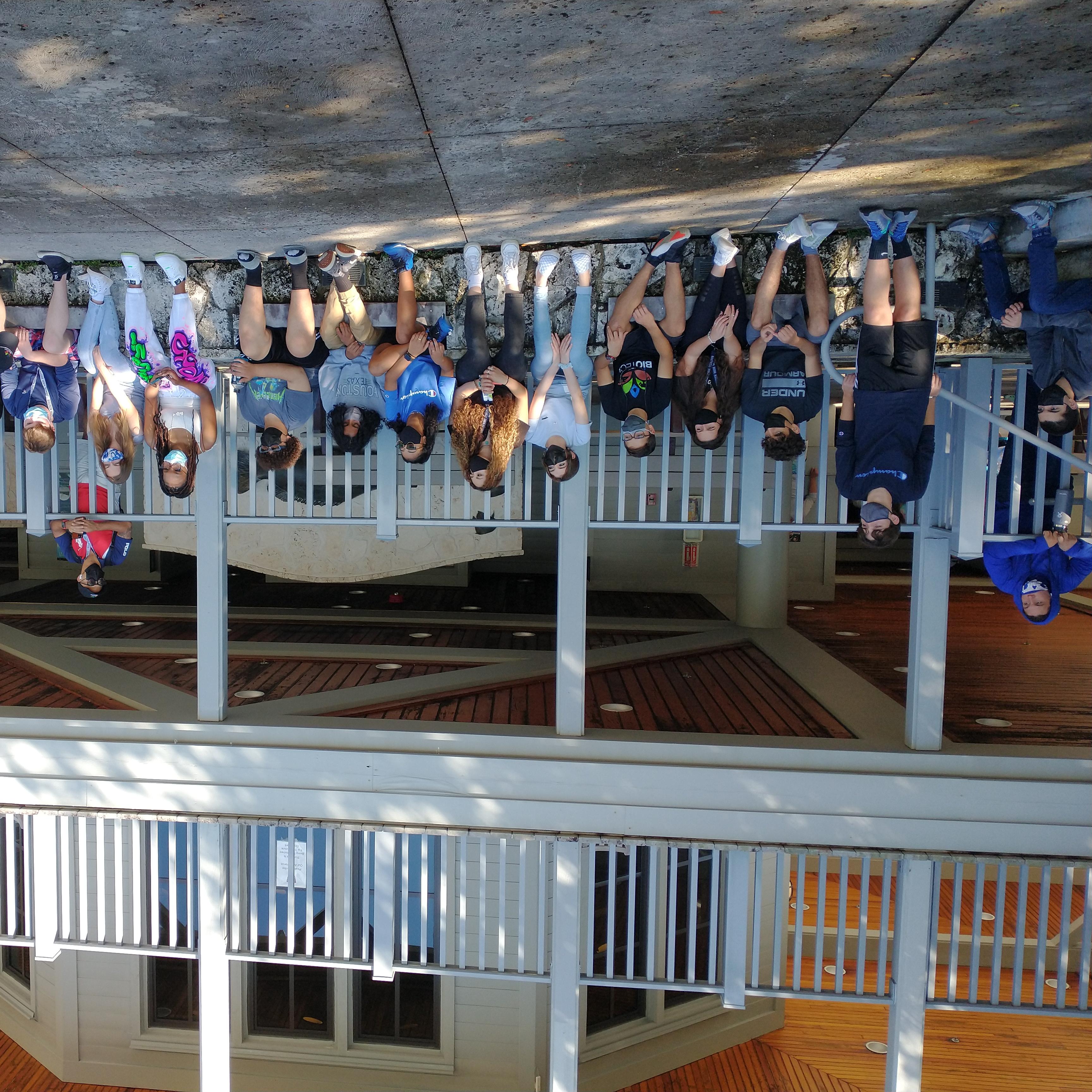 Ranger provides brief orientation to students before activities 