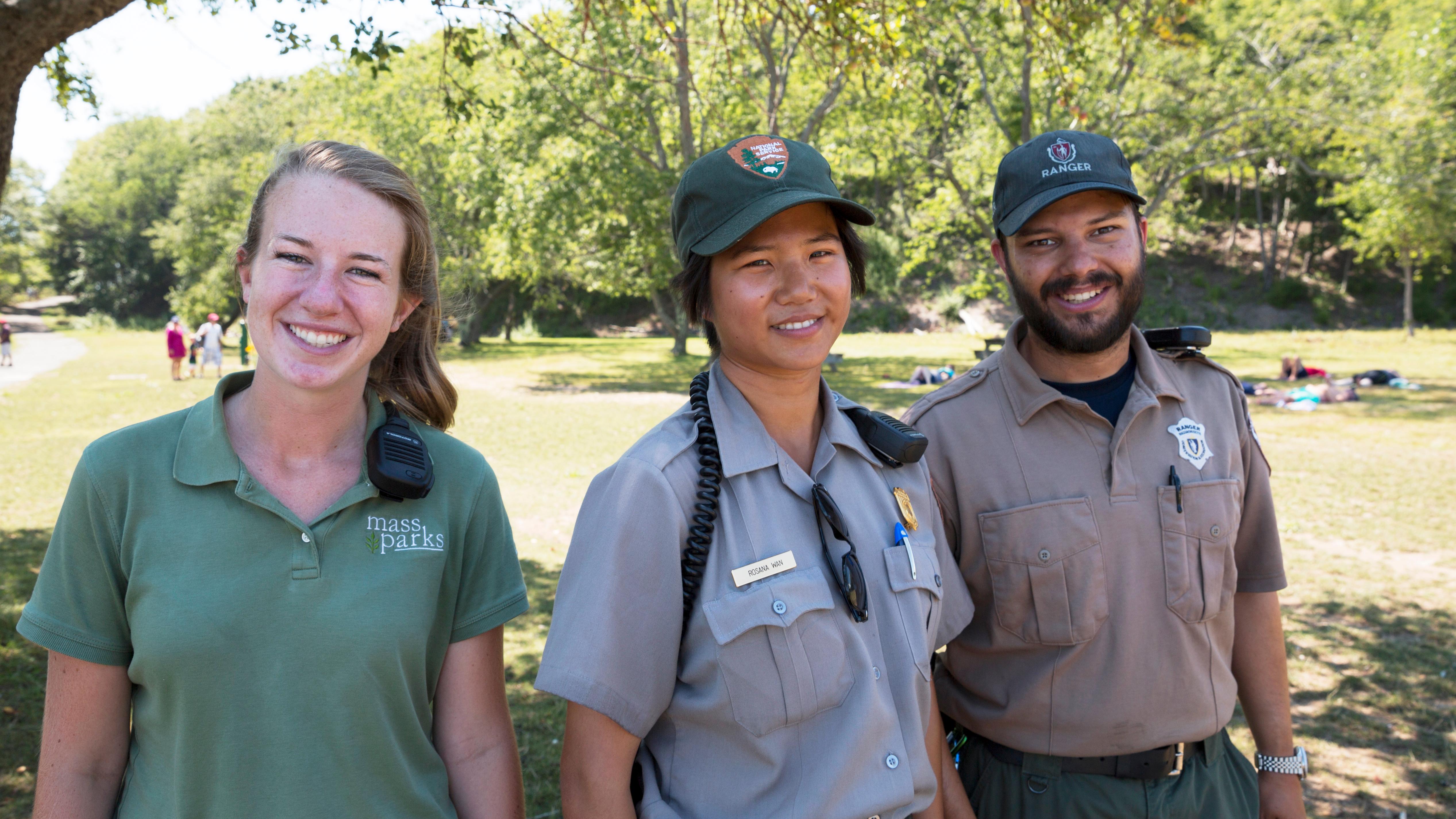 three BHI partner representatives