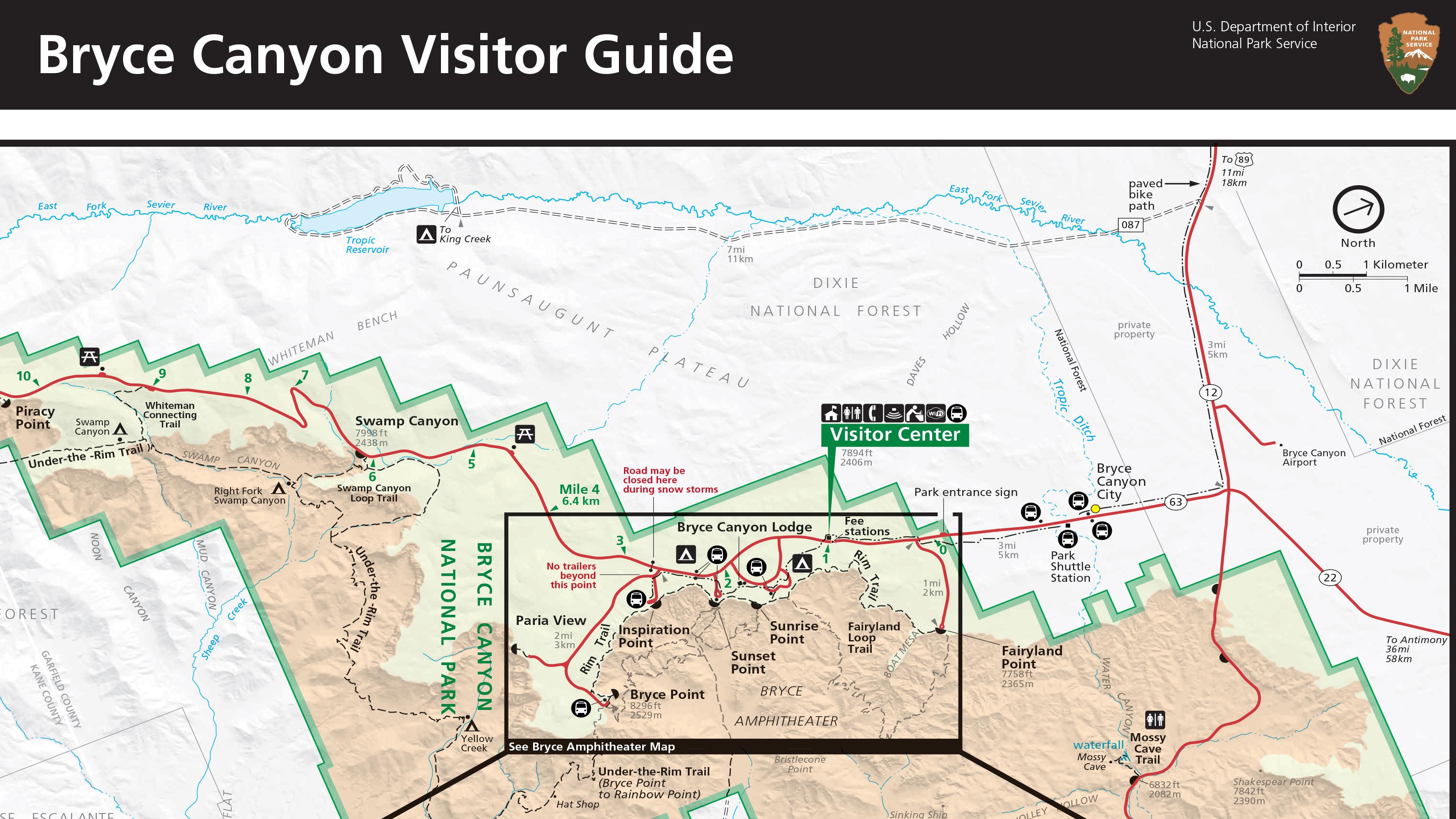 Maps - Bryce Canyon National Park (U.S. National Park Service)