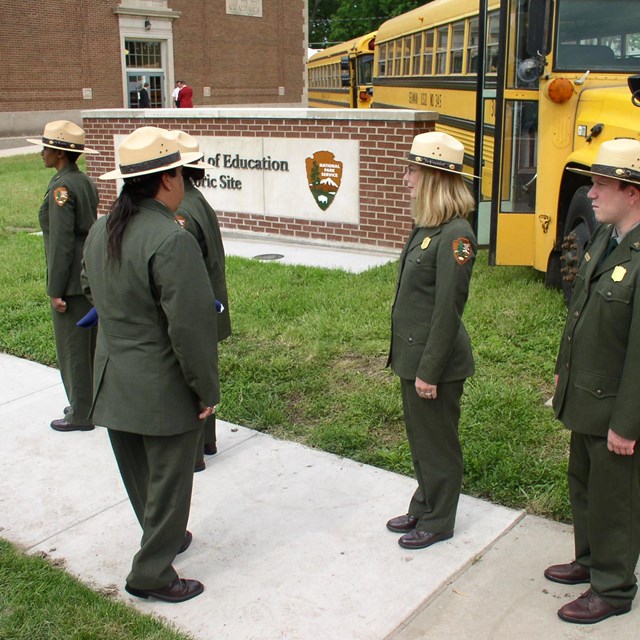 Opening the Brown v. Board of Education site