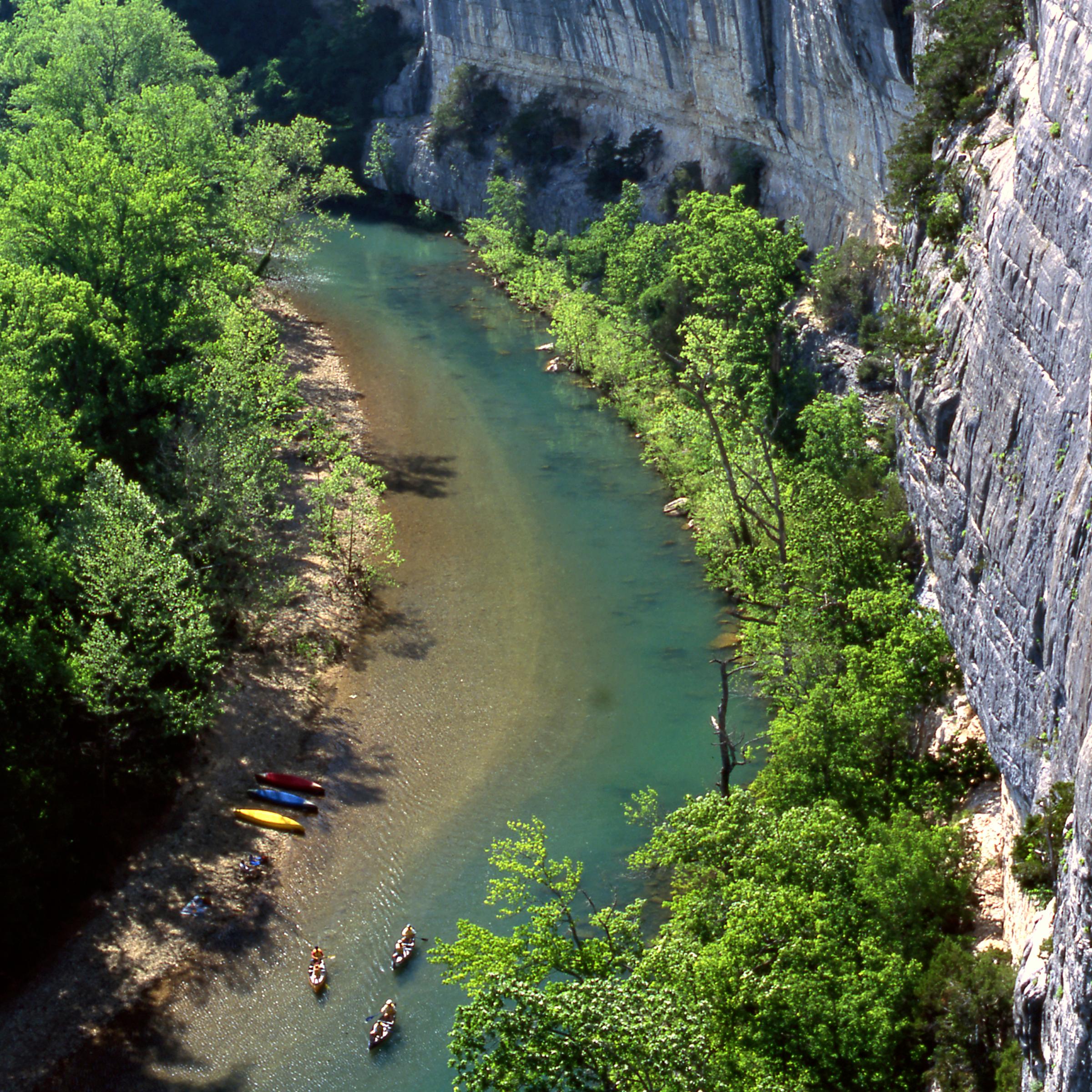 The river runs narrow and fast on the upper end. Plan and prepare for exhilarating water.