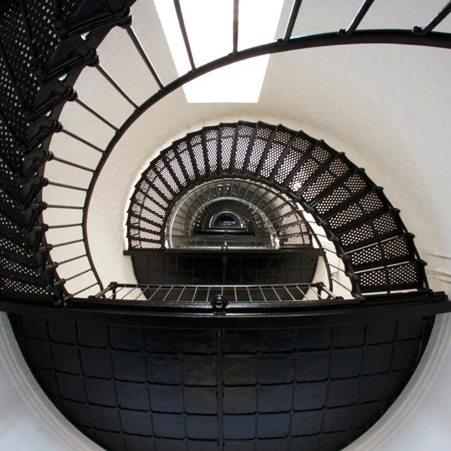 Staircase inside Cape Hatteras Lighthouse