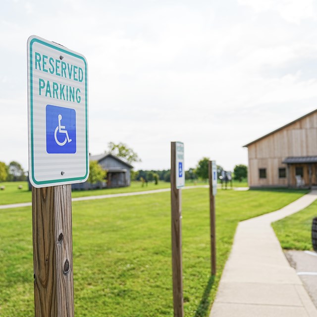 Ramp leads up to historic house's porch