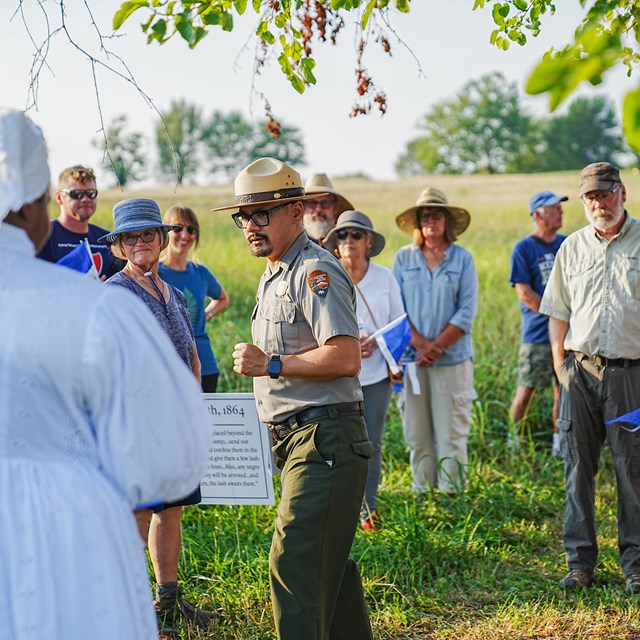 12th USCHA reenactors firing demonstration