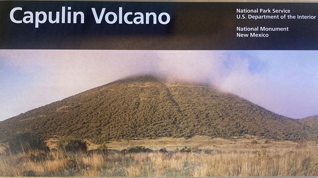 Front cover of Capulin Volcano's Park Brochure