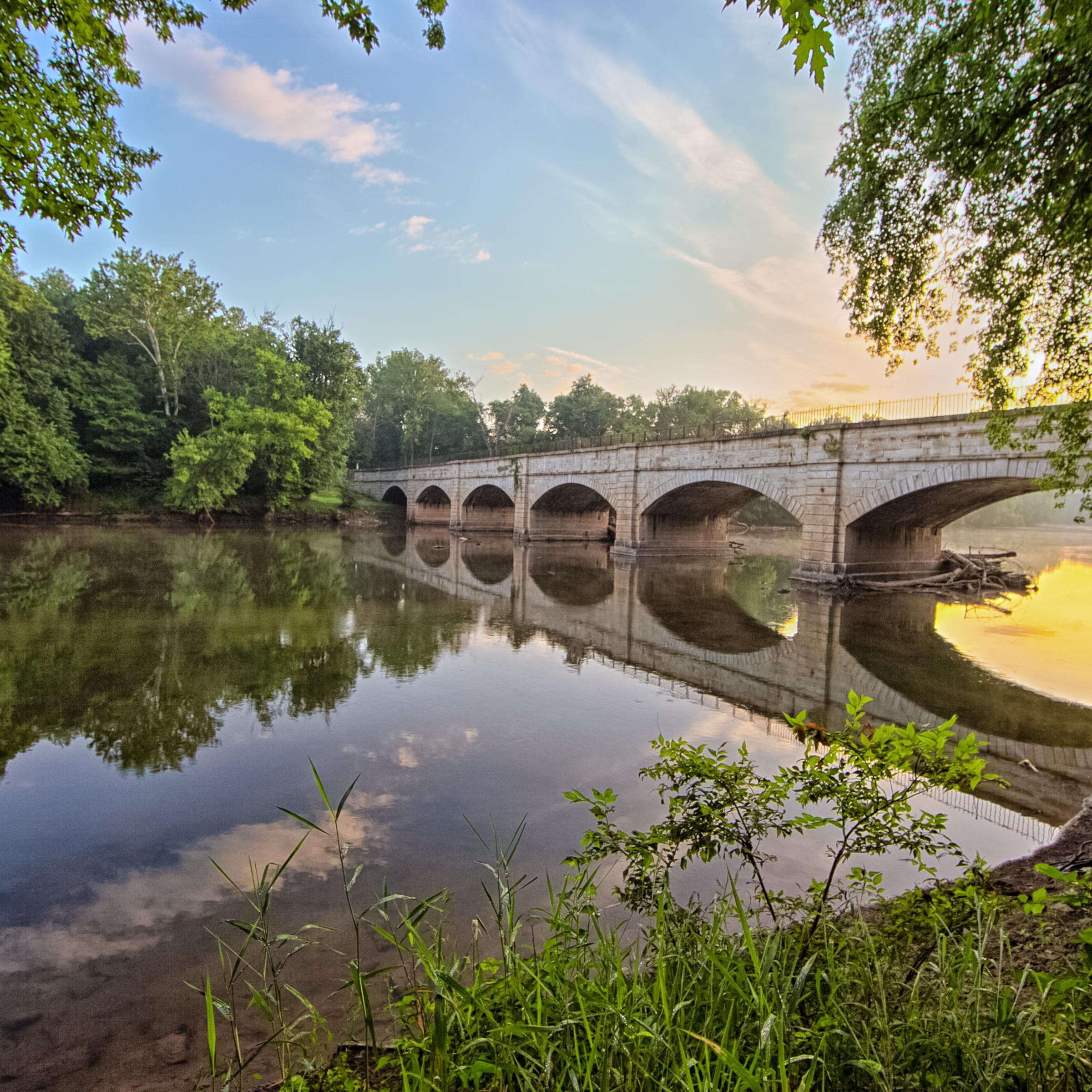Canal boat at Conococheague Aqueduct