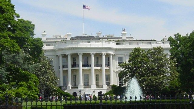 South elevation of the White House