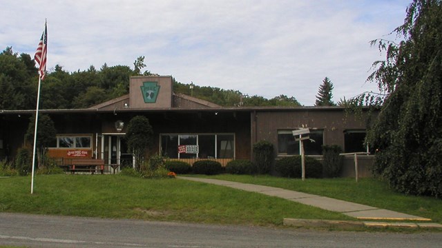 The Pocono Environmental Education Center building.