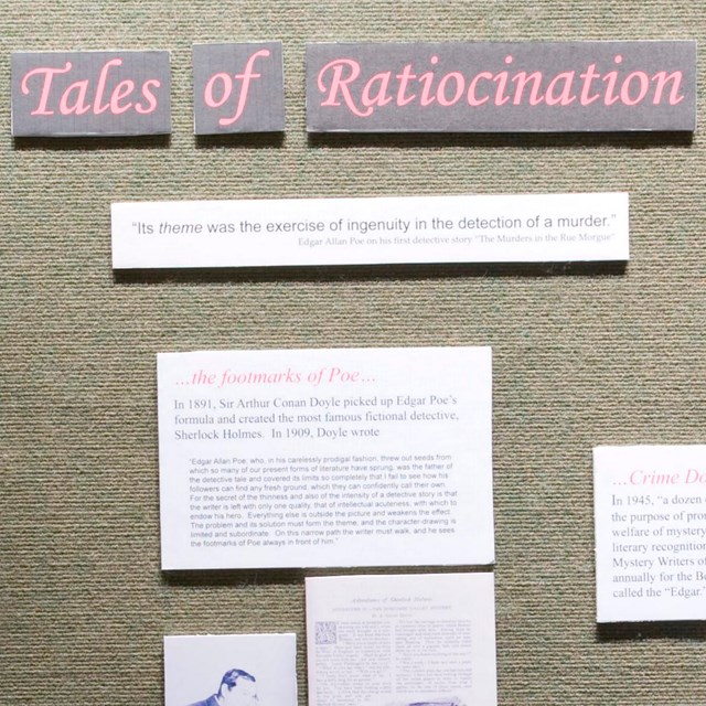Color photo of an exhibit panel with the heading 